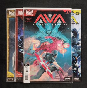 Aliens vs Avengers 4PC LOT #1-4 - Complete Set / KEY Issues (9.0) 2024