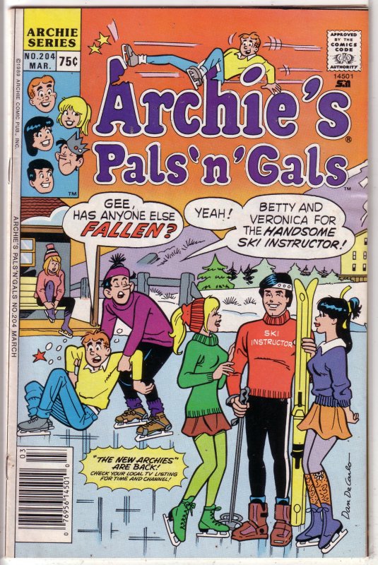 Archie's Pals 'n' Gals   #204 GD