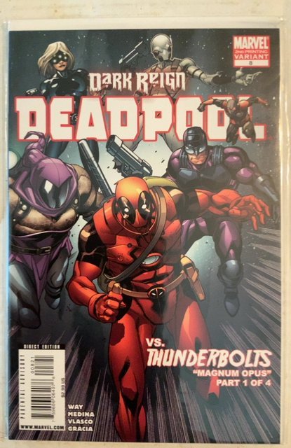 Deadpool #8 Second Print Cover (2009)