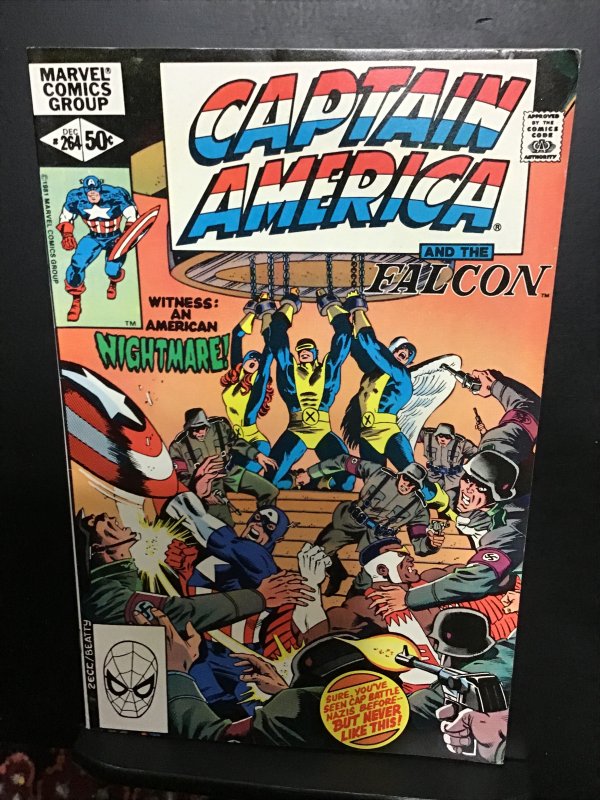 Captain America #264 (1981) high-grade X-Men X over key! VF/NM Wow