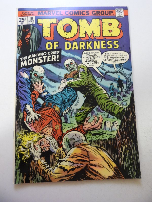 Tomb of Darkness #10 (1974) FN Condition