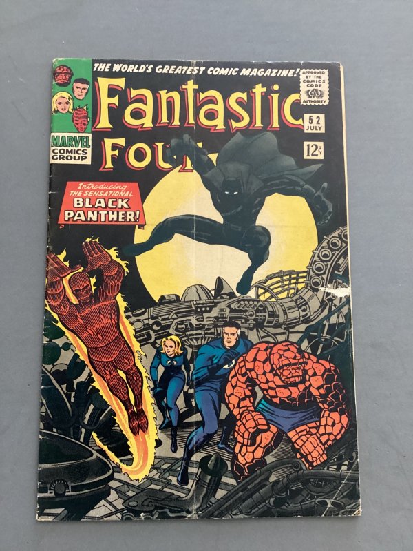 Fantastic Four #52 (1966) 1st Black Panther