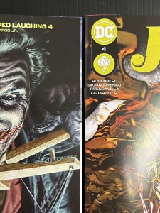 JOKER THE MAN WHO STOPPED LAUGHING #4 LEE BERMEJO Var + CVR A NM SET PROSHIPPER 