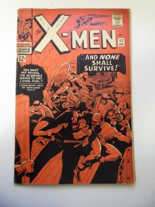 The X-Men #17 (1966) VG Condition ink fc
