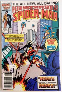 The Spectacular Spider-Man #118 (FN/VF, 1989) NEWSSTAND