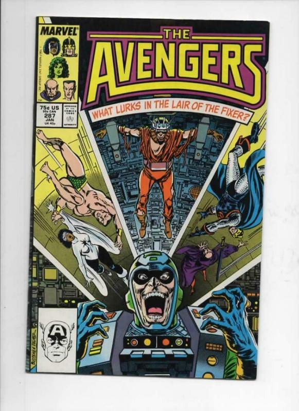 AVENGERS #287, VF/NM, Captain, Fixer, Sub-Mariner, 1963 1988, Marvel