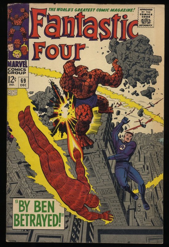 Fantastic Four #69 Mad Thinker!