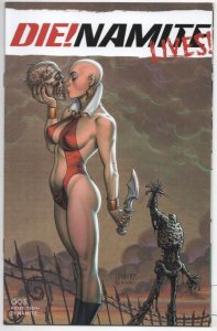 DIENAMITE LIVES #3 C, NM, Linsner, 2021, Vampirella Bruce Campbell