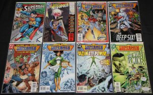 Modern DC SUPERMAN TITLES 8pc Count High Grade Comic Lot Action Supermen