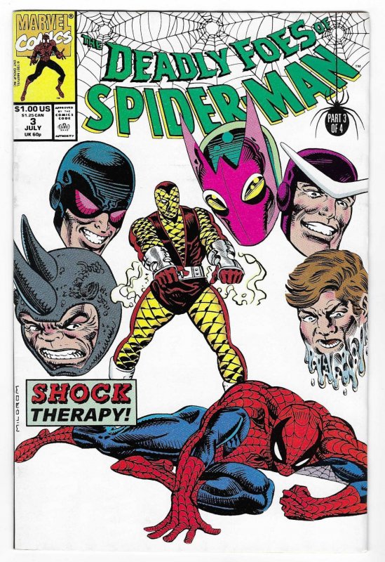 Deadly Foes of Spider-Man #3 Direct Edition (1991)