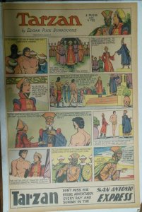 Tarzan Sunday Page #383 Burne Hogarth from 7/10/1938 Very Rare! Full Page Size