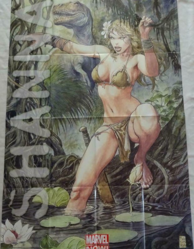 SHANNA Promo Poster, 24 x 36, 2013, MARVEL Milo Manara, Unused 304