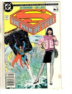 Lot Of 6 Superman Man Of Steel DC Comic Books # 1 2 3 4 5 6 Batman Flash JG5