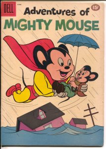 Adventures of Mighty Mouse #150 1961-Dell-flood cover-Heckle & Jeckle-FN 