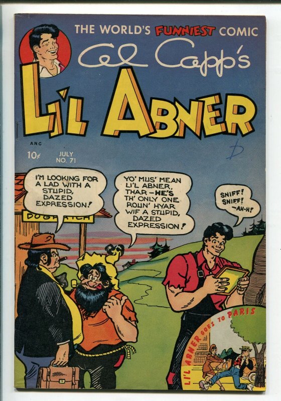 LI'L ABNER #71 1949-TOBY-AL CAPP-fn+ 