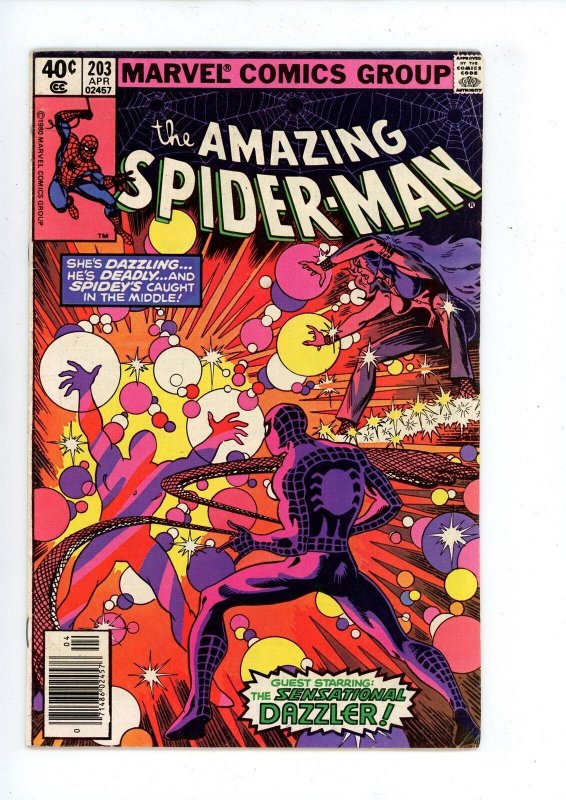 The Amazing Spider-Man #203 Newsstand Edition (1980) Spider-Man Marvel Comics