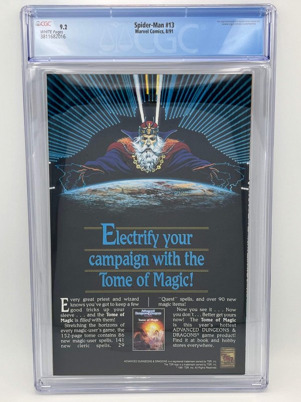 Spider-Man (1991) #13 - CGC 9.2 - McFarlane Art & Cover