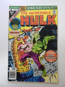 The Incredible Hulk Annual #6 (1977) VF- condition