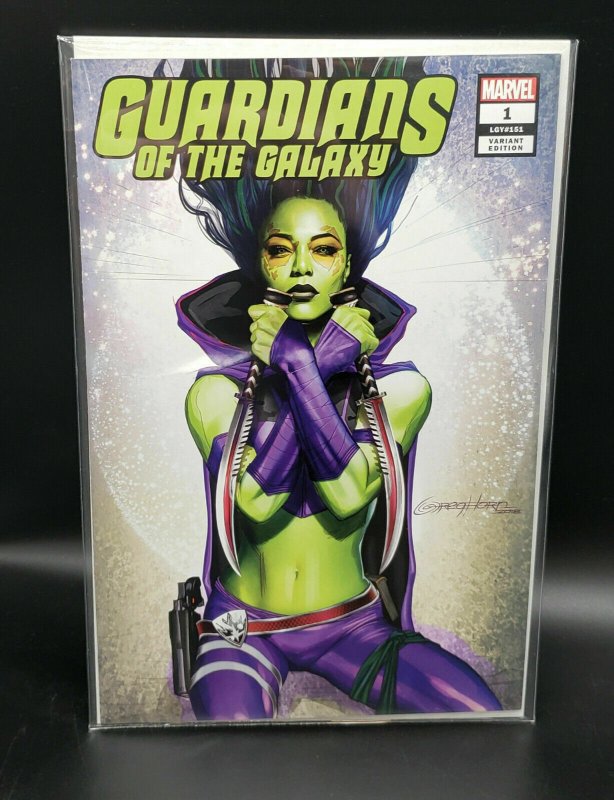 GUARDIANS OF THE GALAXY 1 2019 GREG HORN COVER A TRADE VARIANT NM