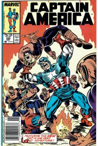 Captain America #335  1st Watchdogs Newsstand  VF+