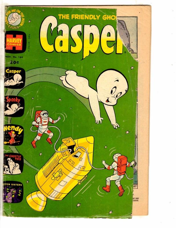 5 Harvey Comics Lotta 99 Casper 164 Dot 147 Casper SpaceShip 3 Sad Sack 232 J253