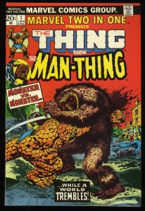 Marvel Two-In-One #1 FN/VF 7.0 Thing Vs. Man-Thing! Molecule Man!