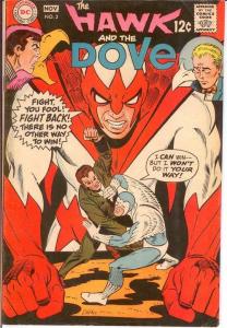 HAWK & DOVE (1968) 2 F-VF Nov. 1968 COMICS BOOK