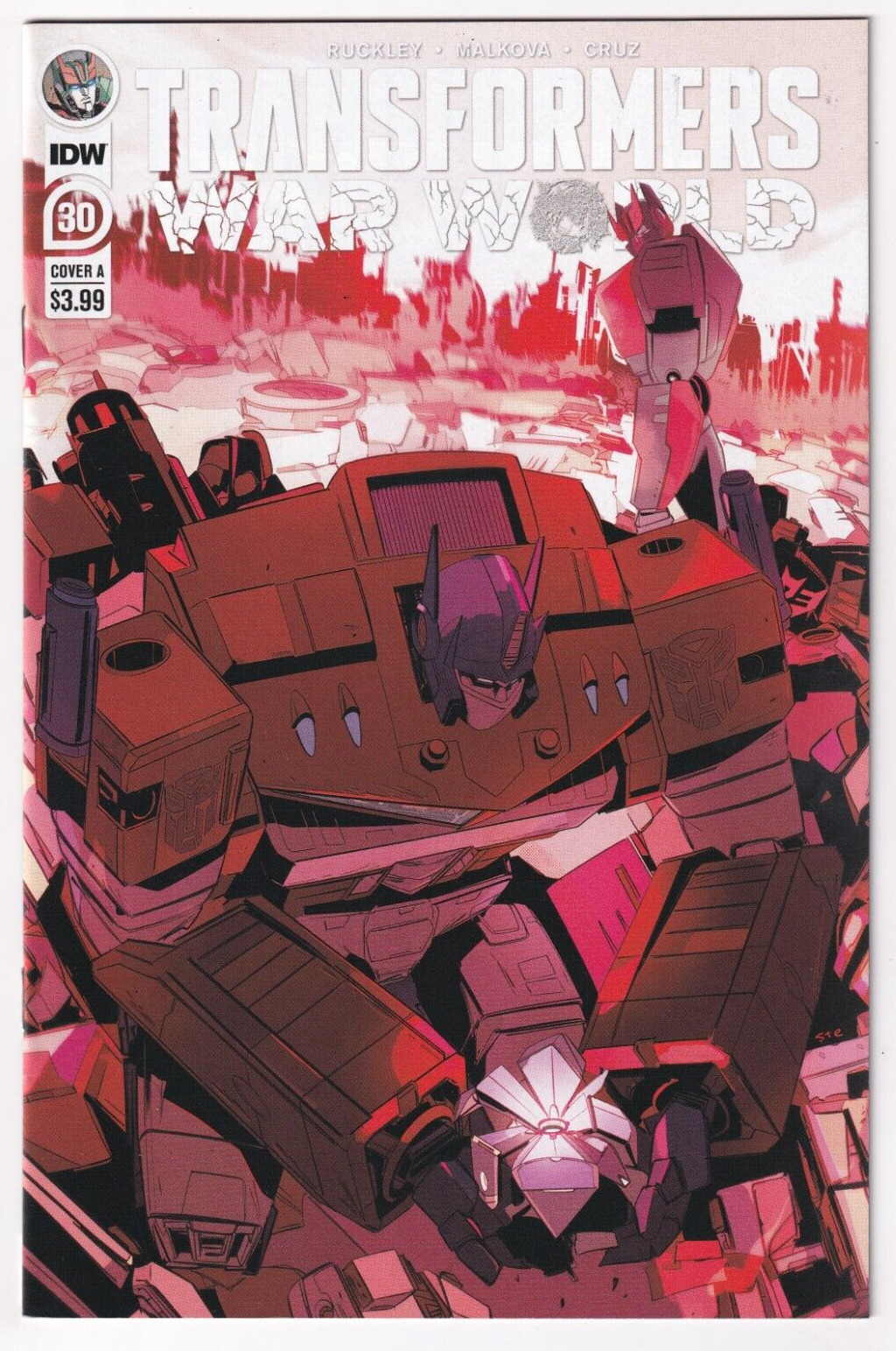 Transformers War World 30 A April 2021 IDW Brian Ruckley Anna Makova