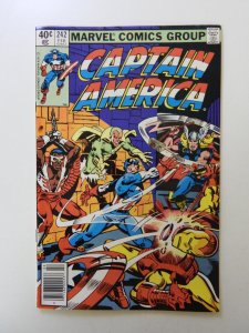 Captain America #242 VF- condition