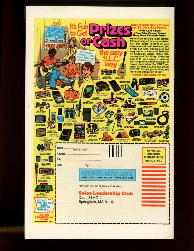 (1981) Man-Thing #11 - LAST ISSUE! HELL'S GATE! (8.5/9.0)