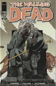 Walking Dead # 108 Cover A NM- Image Comics 2013 1st App Ezekiel & Shiva  [Q8]