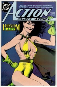 Action Comics #639 Golden Age Heroine Phantom Lady High Grade DC