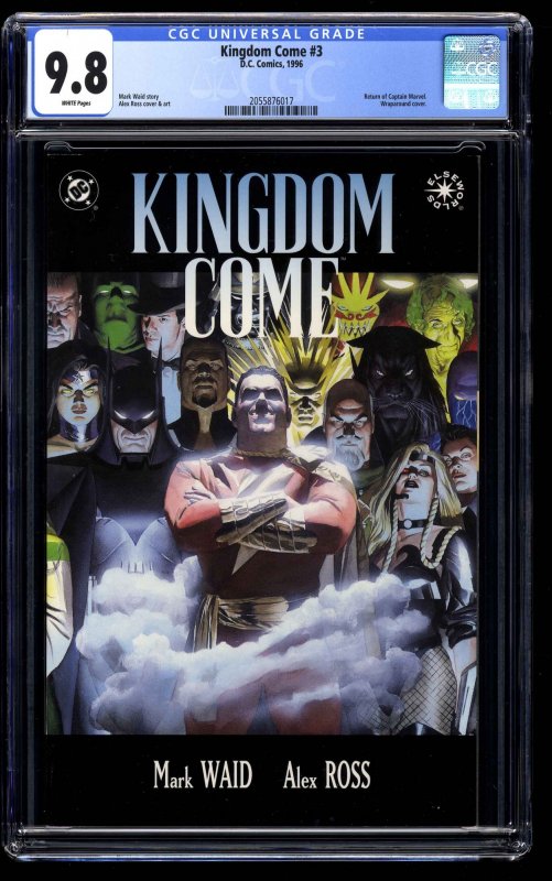 Kingdom Come #3 CGC NM/M 9.8 White Pages