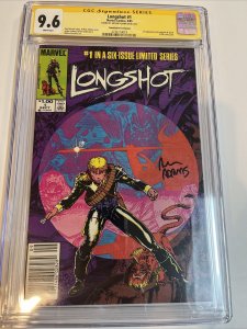 Longshot (1985) #1 (CGC SS 9.6) Signed By Arthur Adams ! CPV Canadian Price Vrt