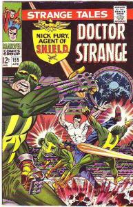 Strange Tales 155 strict VF- 1967 Nick Fury Agent Of S.H.I.E.L.D. Steranko Art