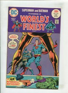 WORLD'S FINEST VOL. 35 #228 (8.0) ORIGIN BATMAN, SUPERMAN!! 1974