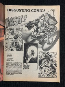 1986 DISGUSTING COMICS Quasar Magazine #1 FN+ 6.5 Rambo & Superman Parodies