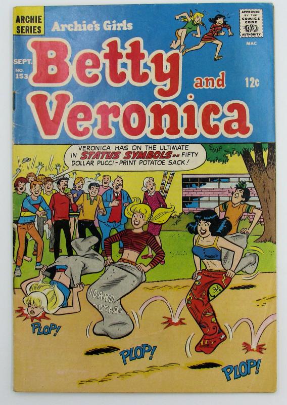 Archie's Girls Betty and Veronica #153  September 1968