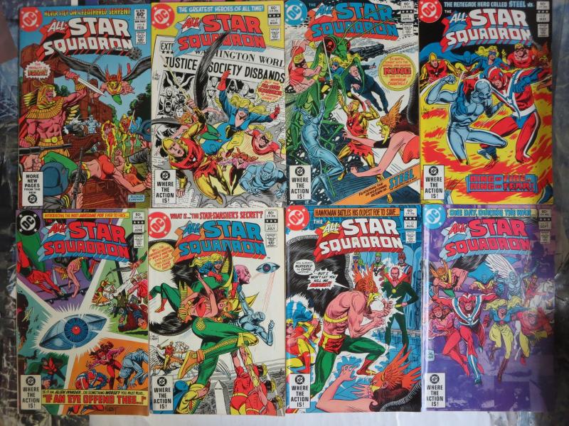 All Star Squadron (DC 1981) #6-13 Hawkman Green Lantern Wonder Woman Belle +++