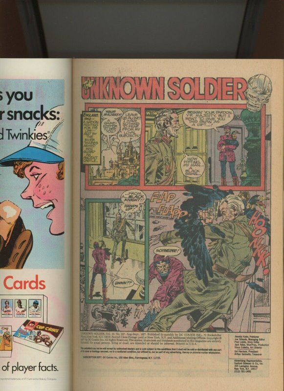 (1977) Unknown Soldier #207: BRONZE AGE! KILL THE KING! (9.0/9.2)