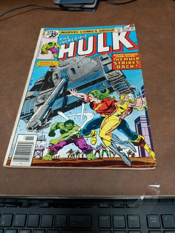 Incredible Hulk #229 Doc Samson 2nd Moonstone Appearance 1978 bronze newsstand