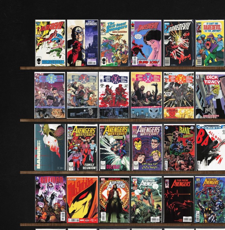 Huge Lot 160+ Comics with Daredevil, Dc Universe Presents, Deadly Class & More!