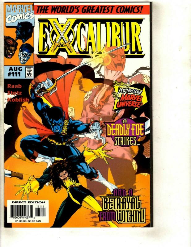 10 Excalibur Comics # 111 112 113 114 115 116 117 118 119 120 121 122 123 JF26