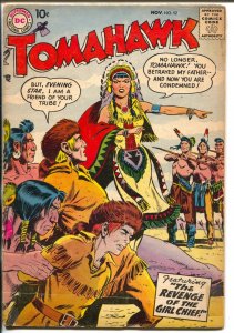 Tomahawk #52 1957-DC-Revenge Of The Girl Chief-VG