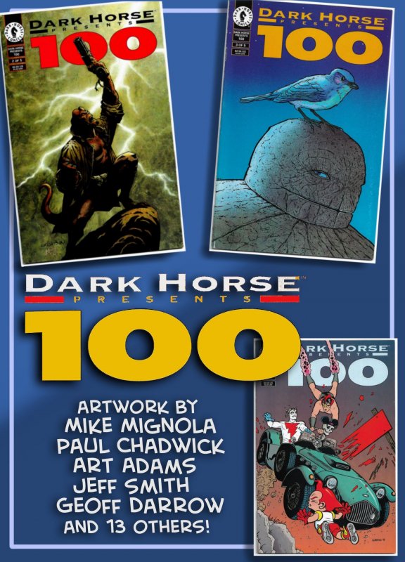 DARK HORSE PRESENTS #100 sub-issues 2, 3 & 5 (Aug1995) 9.0 VF/N M • HELLBOY!