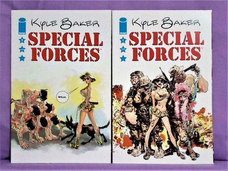 SPECIAL FORCES #1 - 2 Kyle Baker (Image, 2007)! 