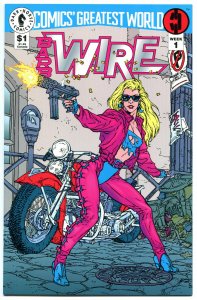 BARB WIRE #1, NM+, Pamela Anderson, Motorcycle,1993, more Dark Horse in store