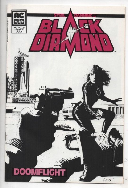 BLACK DIAMOND #2 VF/NM, 1983, Sybil Danning, AmeriComics, Gulacy