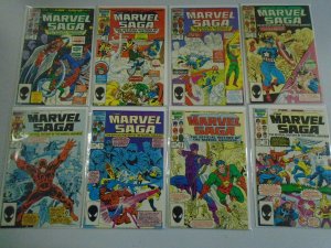 Marvel Saga set #1-25 8.5 VF+ (1985)