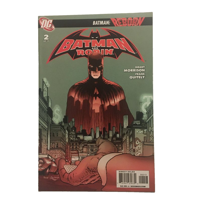 Batman and Robin #2 3rd Printing Morrison Quitely High Grade DC Comics 2009